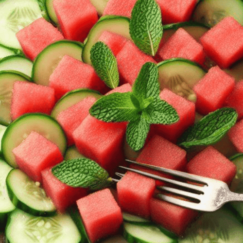 Obstsalat mit Melone