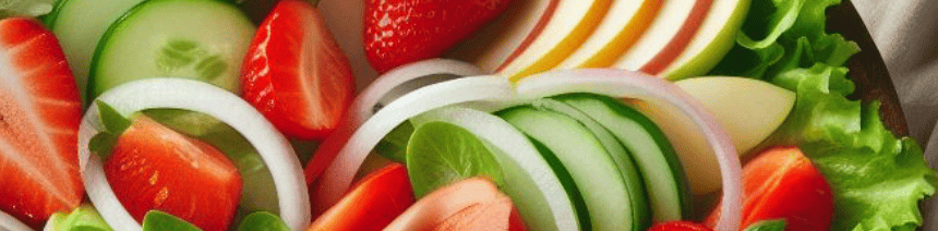 Pikanter Salat Mit Obst