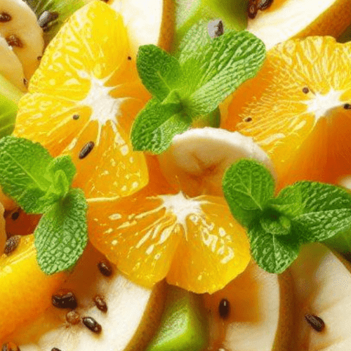 Rezept Banane Kiwi Birne Orange Salat