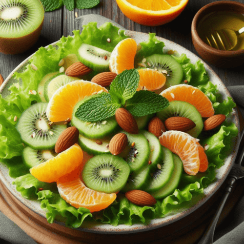 Salat Zum Grillen mit Obst