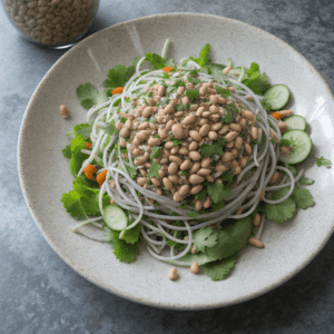 Vietnamesischer Salat mit Erdnüssen