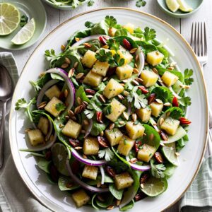 Ananas Koriander Salat