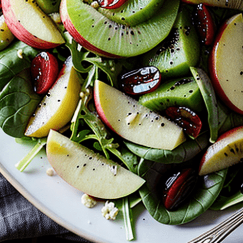 Apfel Kiwi Salat