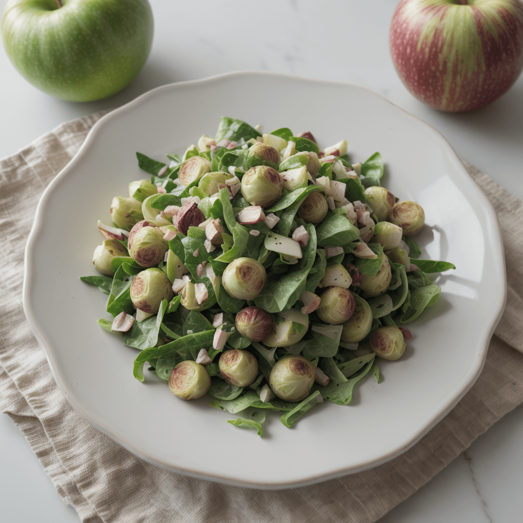 Apfel Rosenkohl Salat