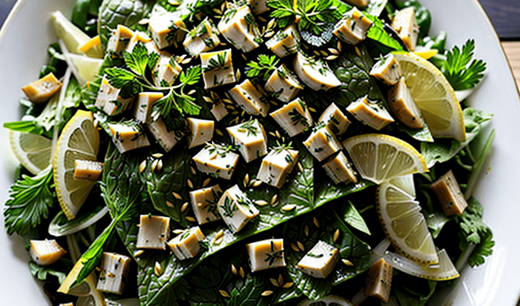 Asiatischer Salat mit Tofu