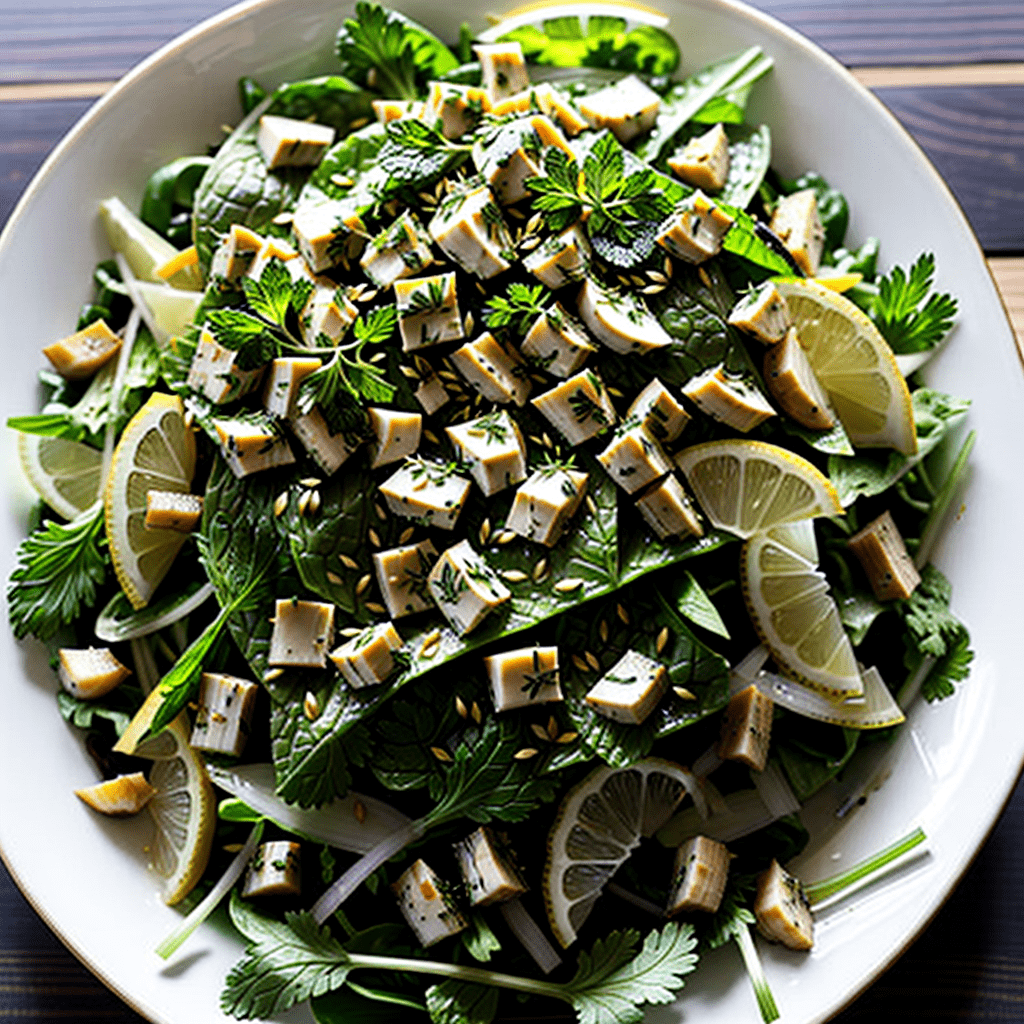 Asiatischer Salat mit Tofu