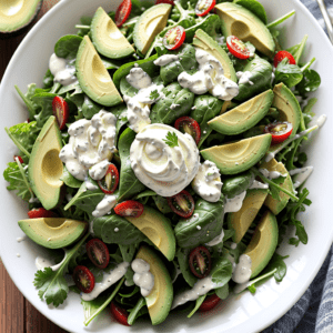 Avocado Frischkäse Salat