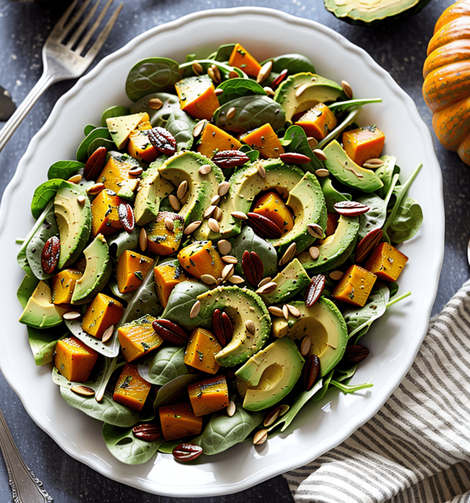 Avocado Kürbis Salat