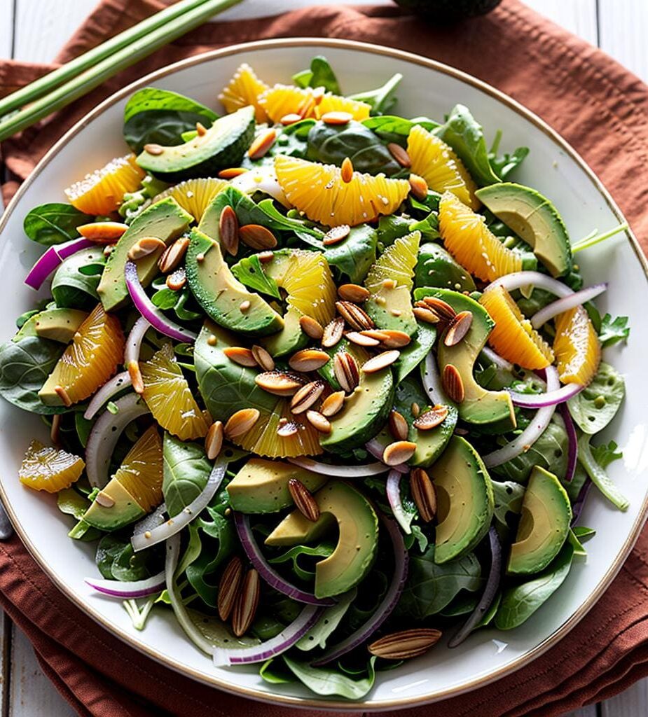 Avocado Mandarinen Salat