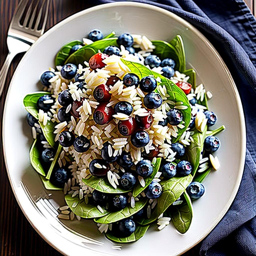 Basmati Blaubeer Salat