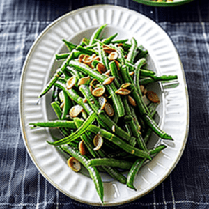 Bautzner Bohnensalat mit Pinienkernen