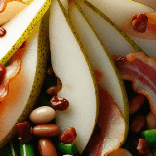 Birnen Bohnen Speck Salat