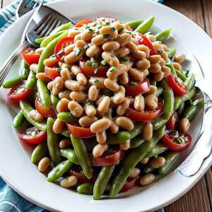 Bohnensalat aus dem Glas