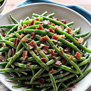 Bohnensalat mit Speck