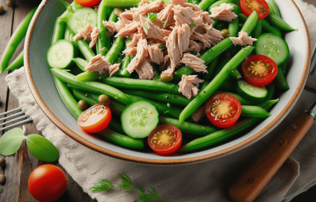 Bohnensalat mit Thunfisch​