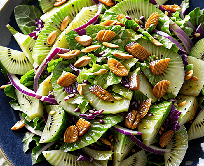 Chinakohl Kiwi Salat