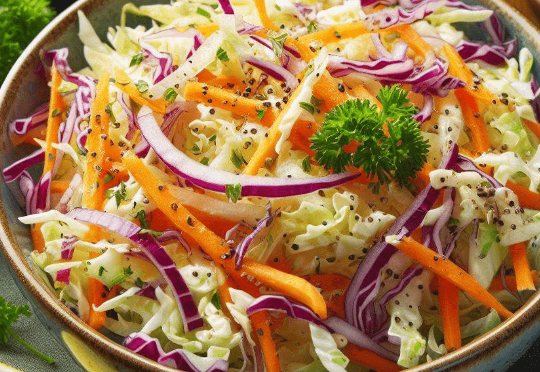 Coleslaw Salat ohne Mayo