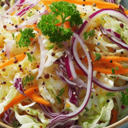 Coleslaw Salat ohne Mayo