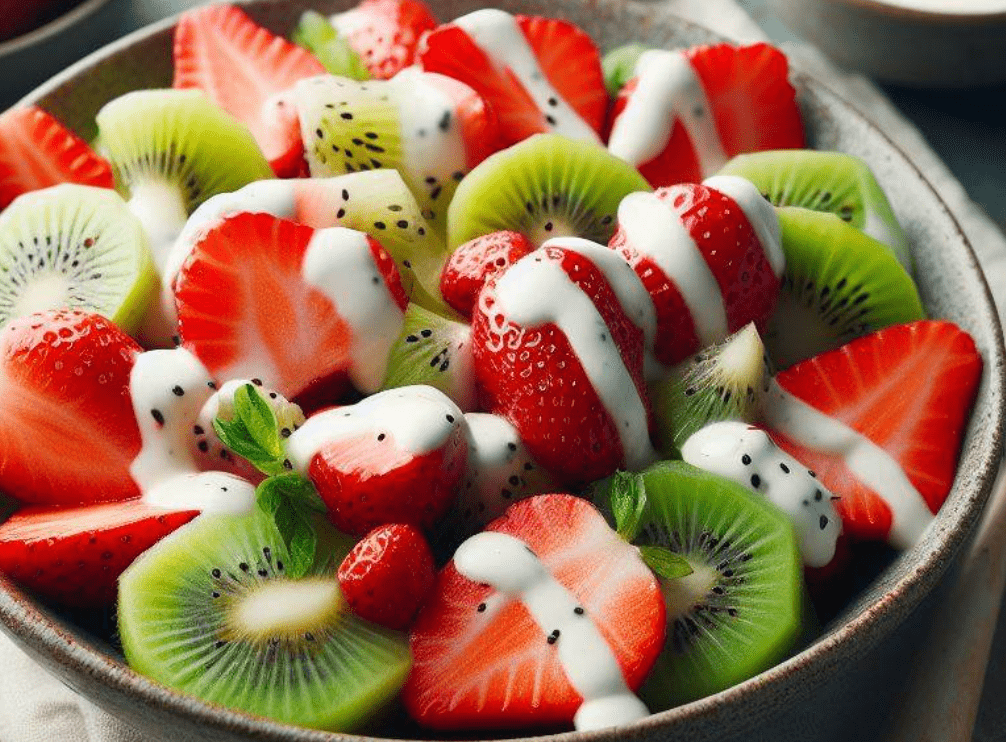 Erdbeer Kiwi Salat