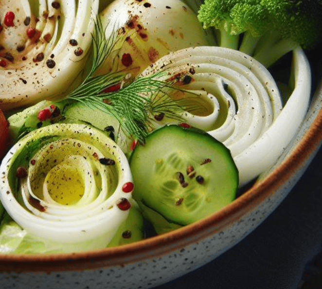 Fenchel Kohlrabi Salat