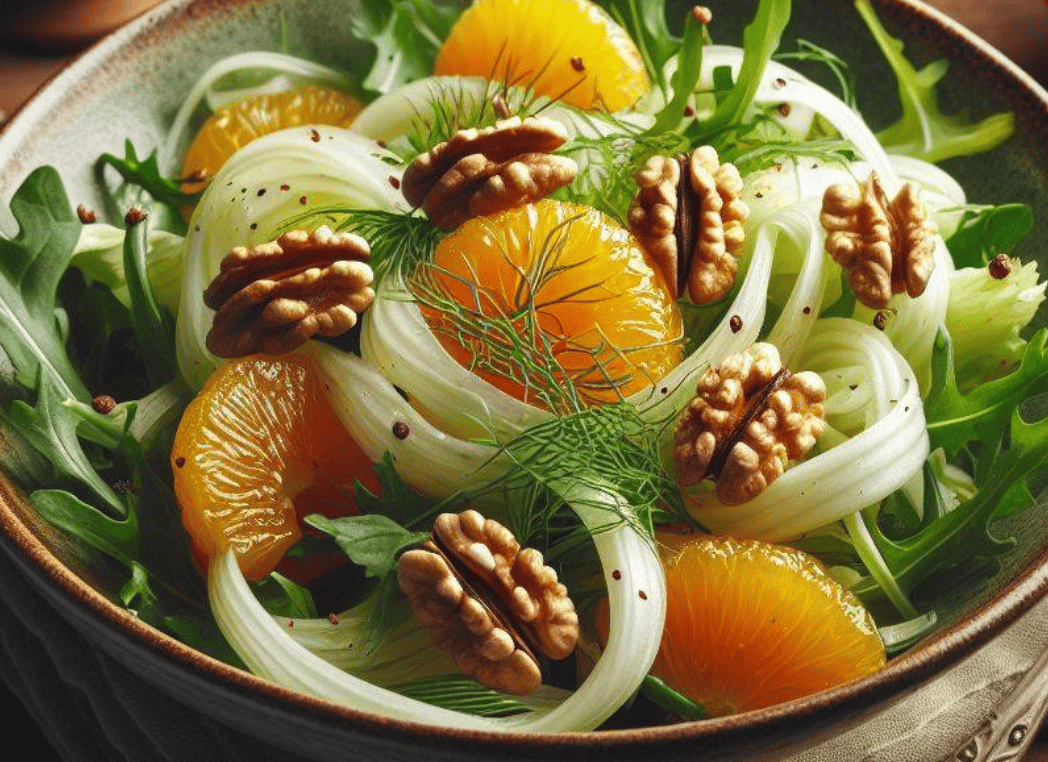 Fenchel Mandarinen Salat
