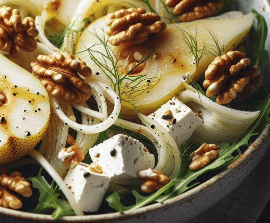 Fenchel mit Birne Salat