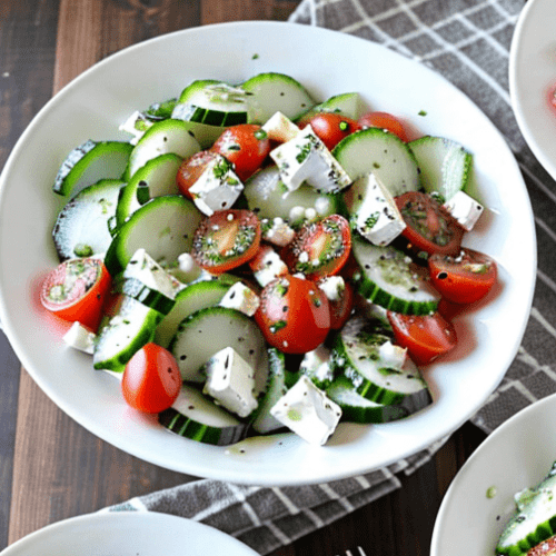 Feta Gurken Tomaten Salat