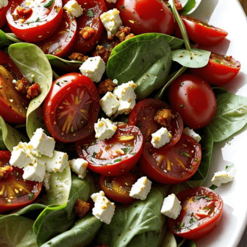 Gebratene Tomaten Salat