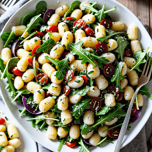 Gnocchi Salat mit Rauke