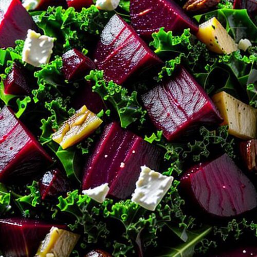 Grünkohl Rote Beete Salat