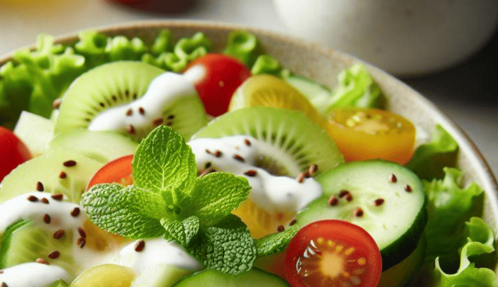 Gurken Kiwi Salat