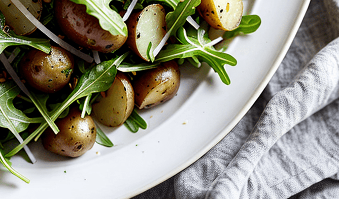 Kartoffel Rauke Salat