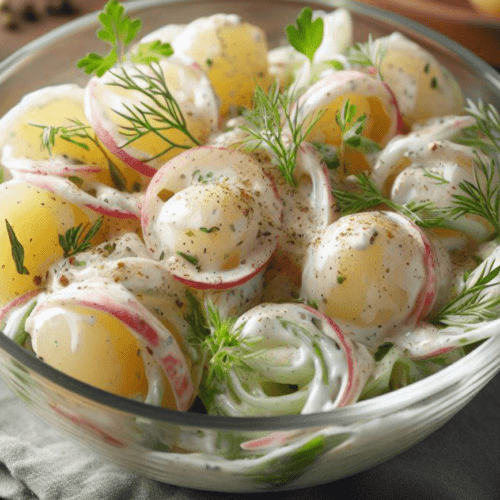 Kohlrabi Kartoffel Salat