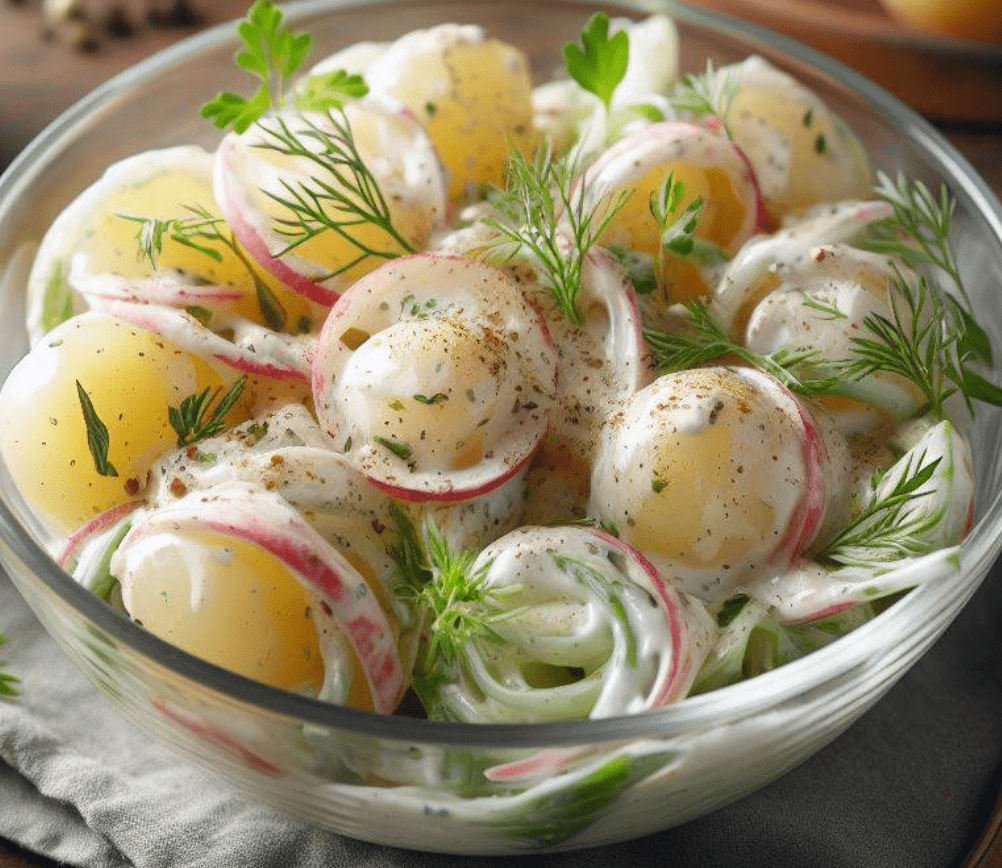 Kohlrabi Kartoffel Salat