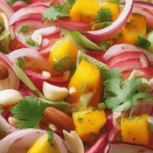 Kohlrabi Mango Salat