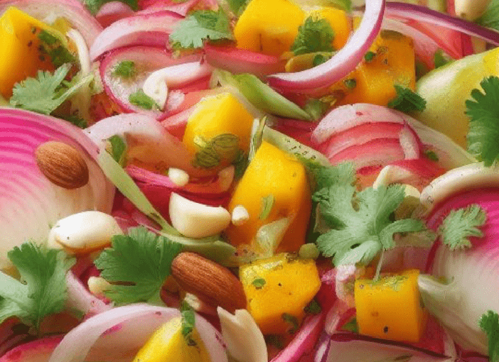 Kohlrabi Mango Salat