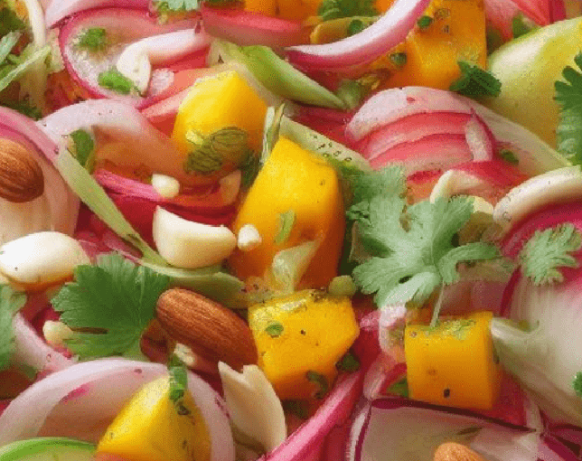 Kohlrabi Mango Salat