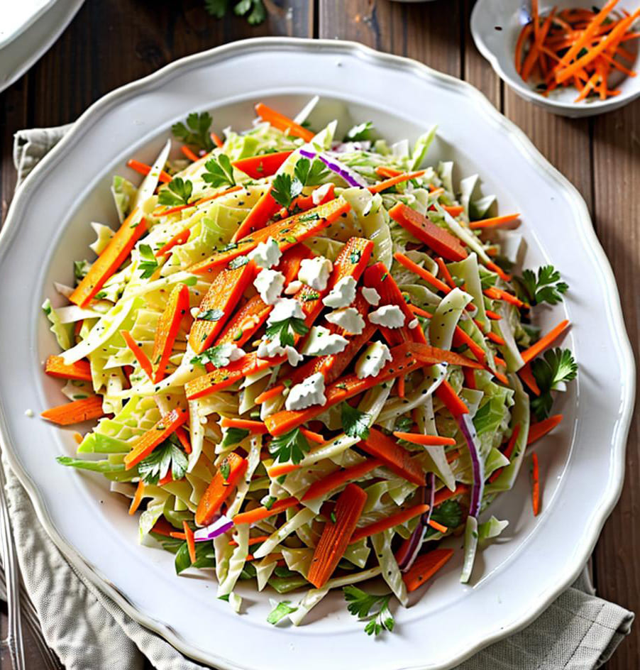 Kraut Karotten Salat
