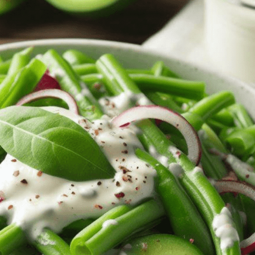 Omas Bohnensalat mit Sahne