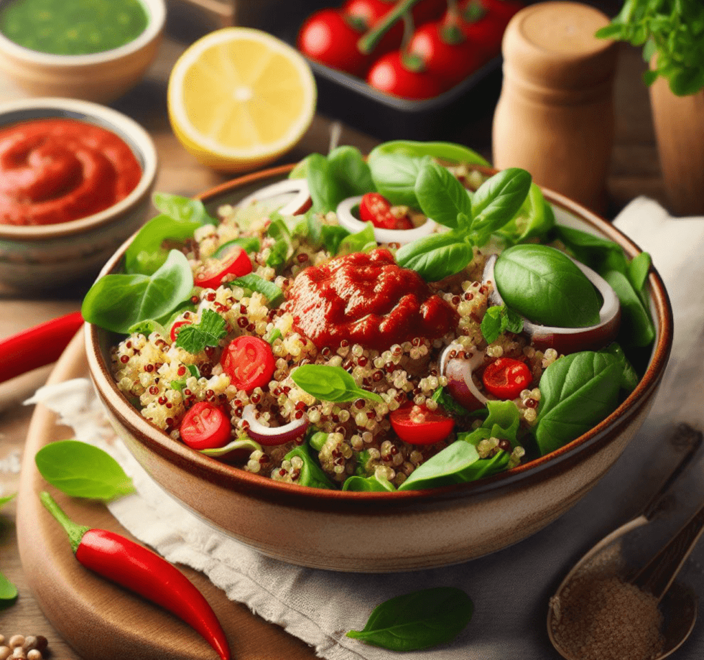 Quinoa Salat Harissa