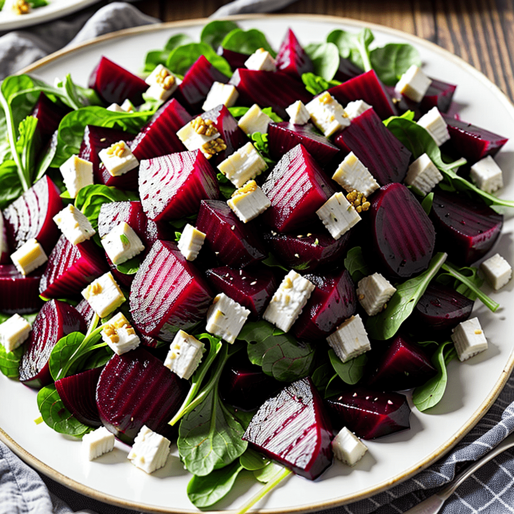 Rote Bete Salat mit Honig Senf Dressing