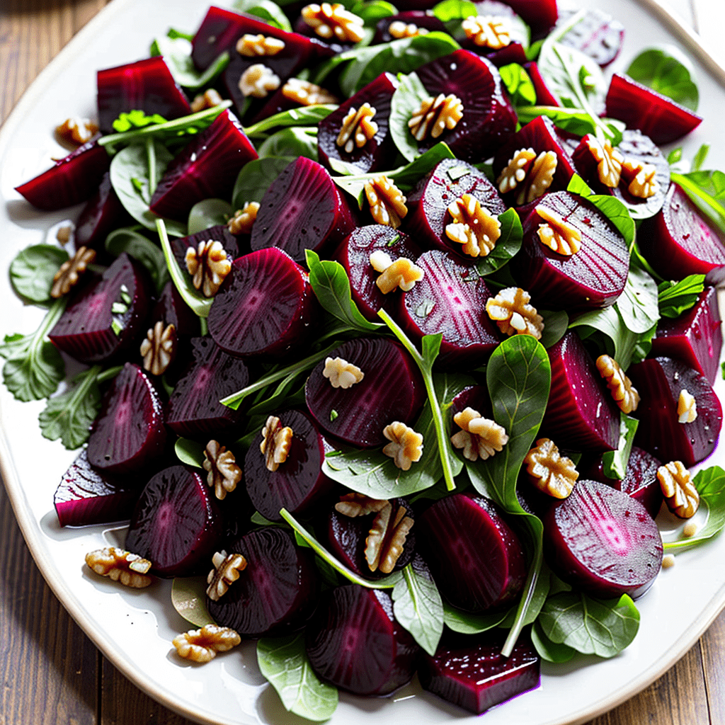 Rote Bete Salat mit Walnüssen und Honig