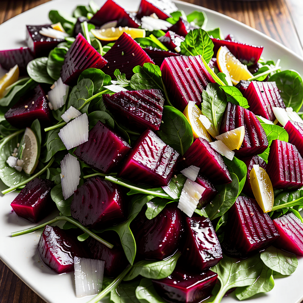 Rote Bete Salat mit Zitrone