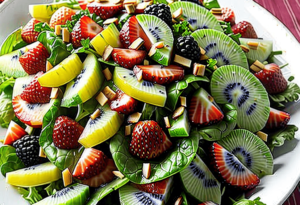 Salat mit Früchten