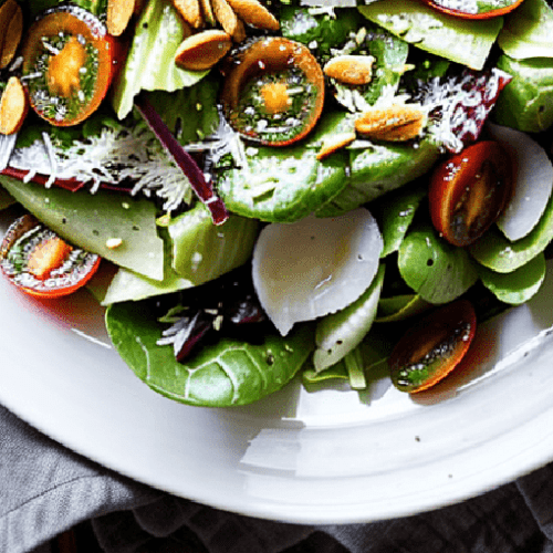 Salat mit Kokosrspeln