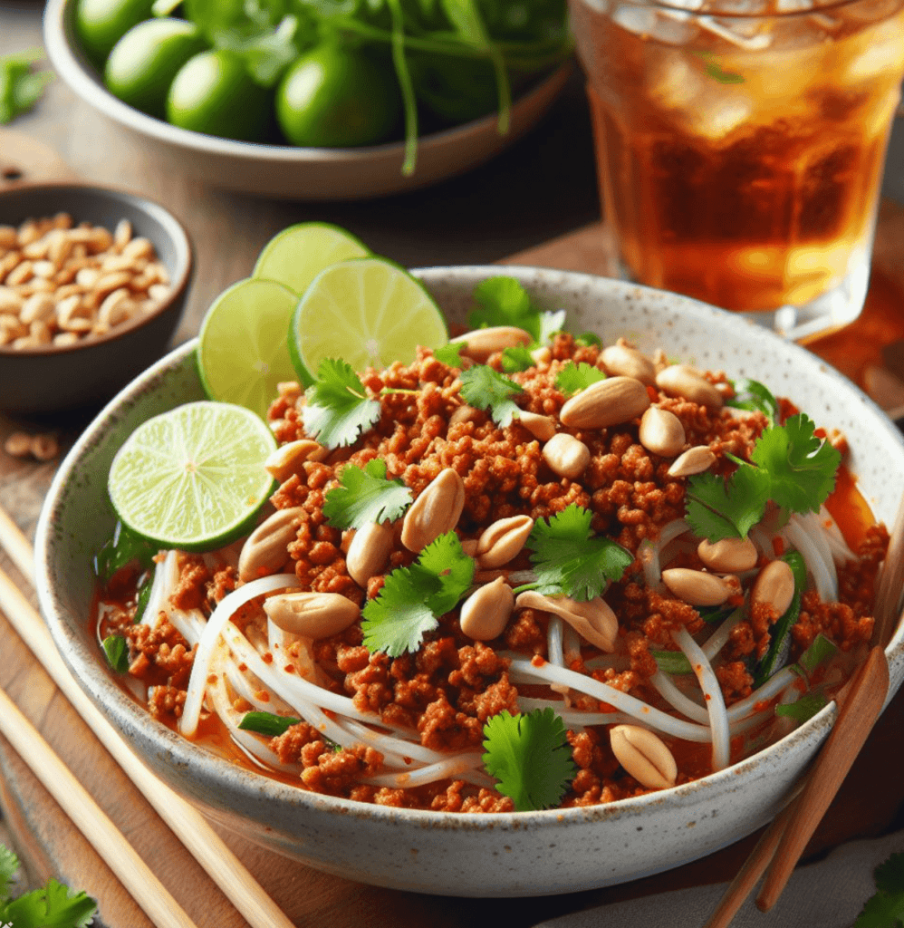 Thai Salat mit Hackfleisch