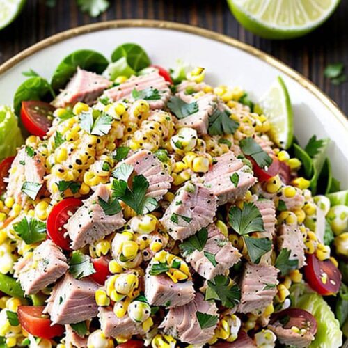 Thunfisch und Mais Salat