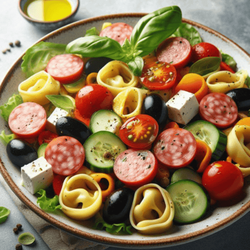 Tortellini Salat Cabanossi