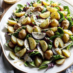 Kartoffeln mit Schale Salat
