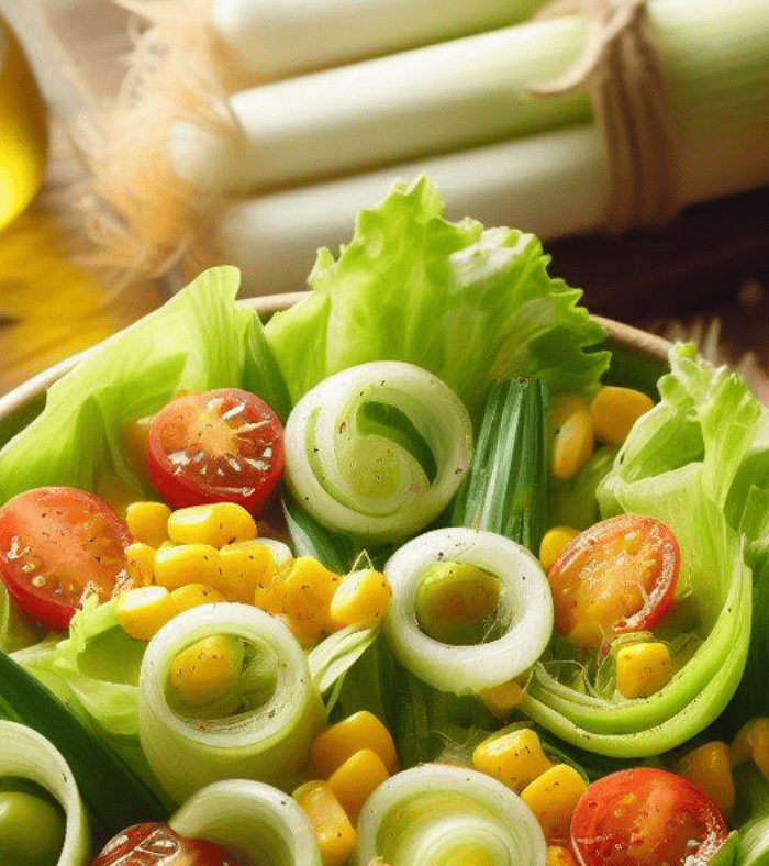 Porree Mais Salat